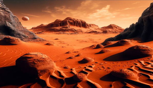 How did the 'Martian life' disappear?